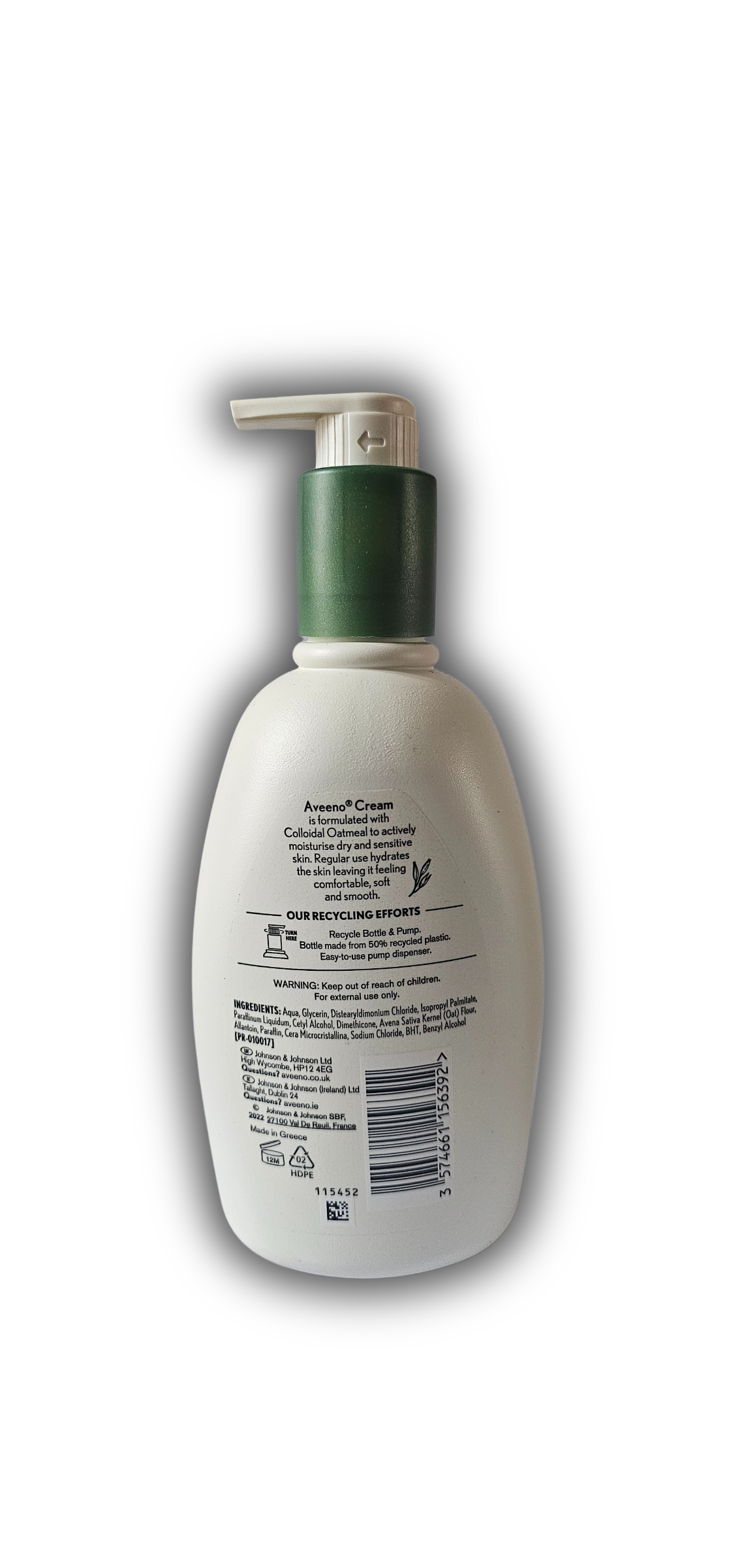 Aveeno moisturising cream