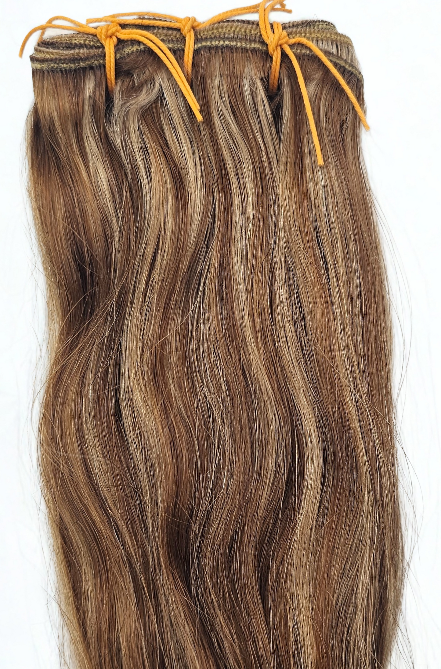 Medium brown & Ash blonde mix